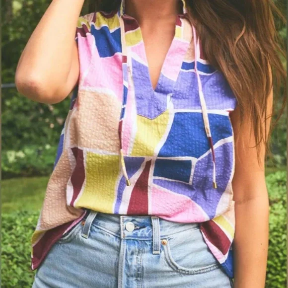 The Odells NWT Helen Sleeveless Top Size Small - Picture 1 of 8